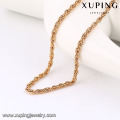 42949-Xuping atacado elegante jóias colar de cadeia longa